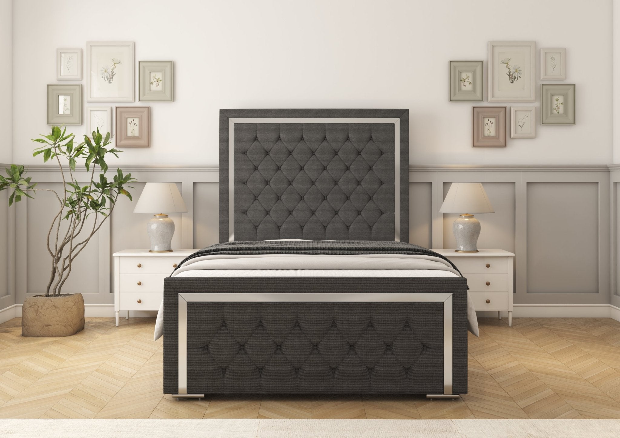 Sofia Chrome Bed frame