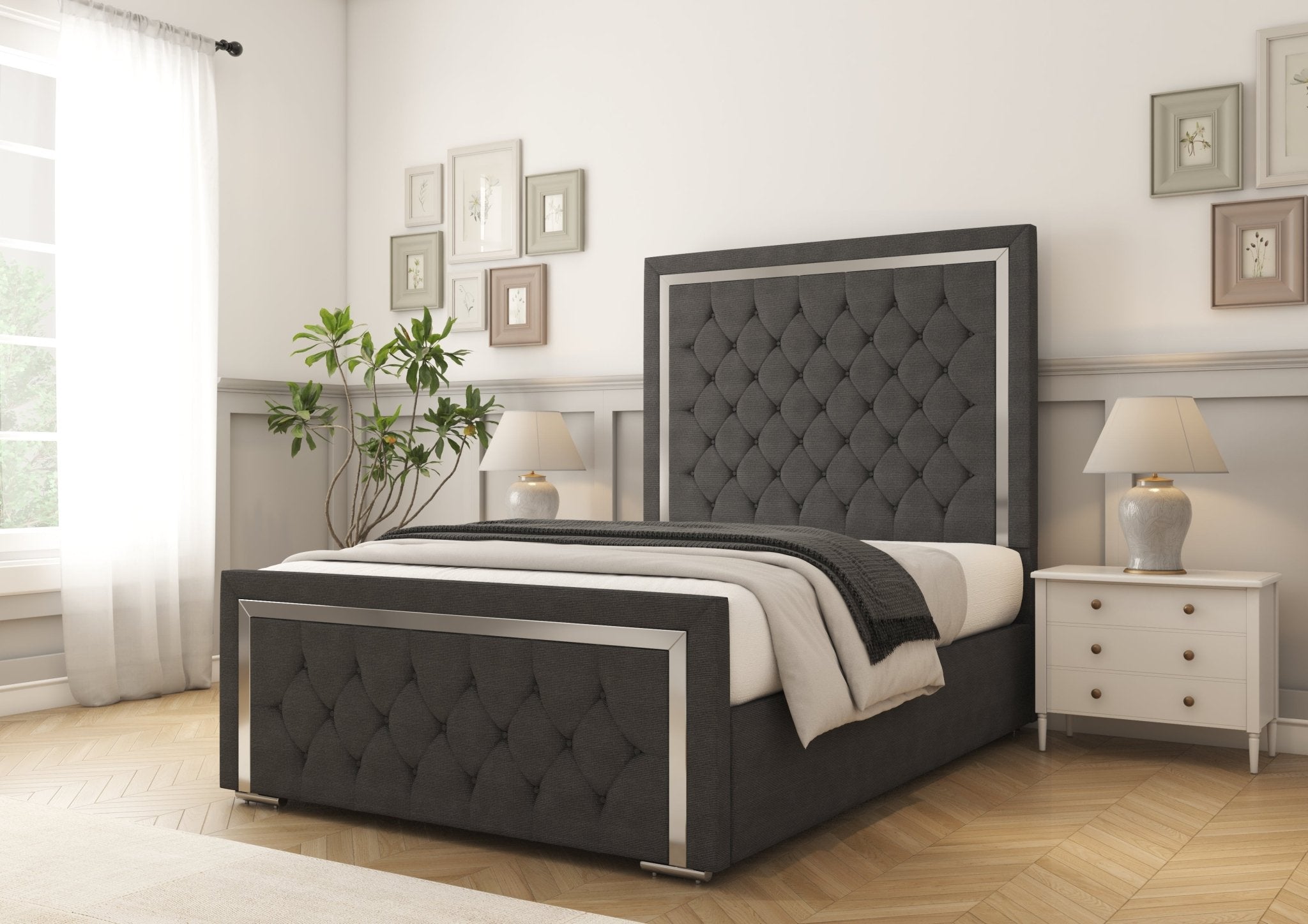 Sofia Chrome Bed frame