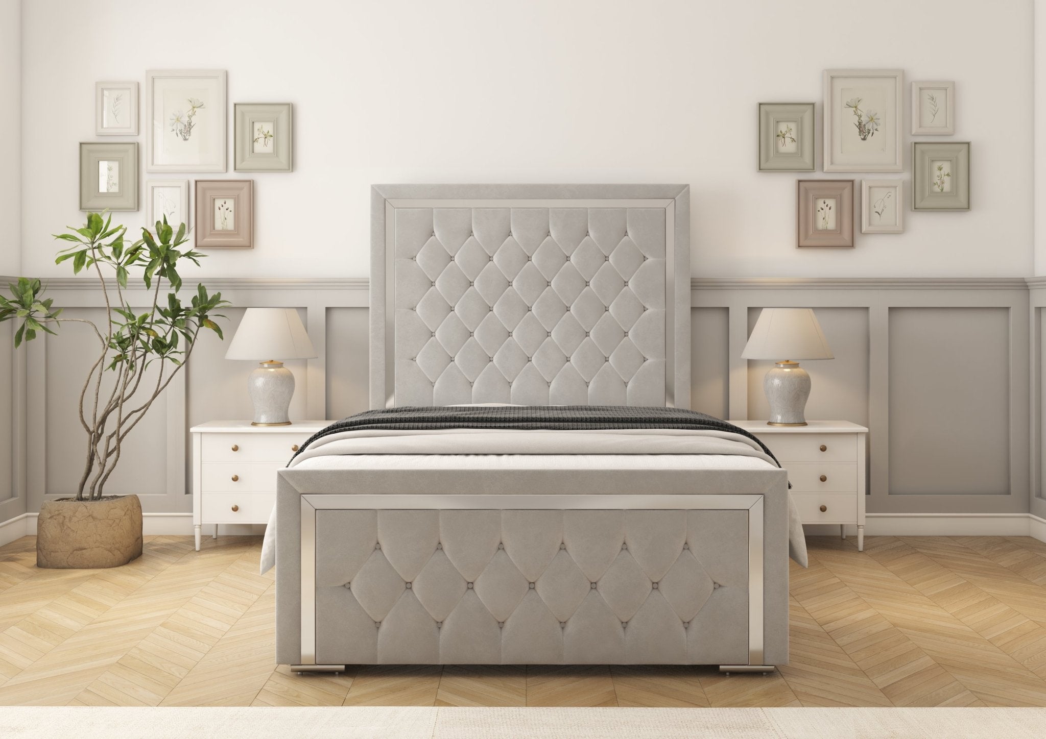 Sofia Chrome Bed frame