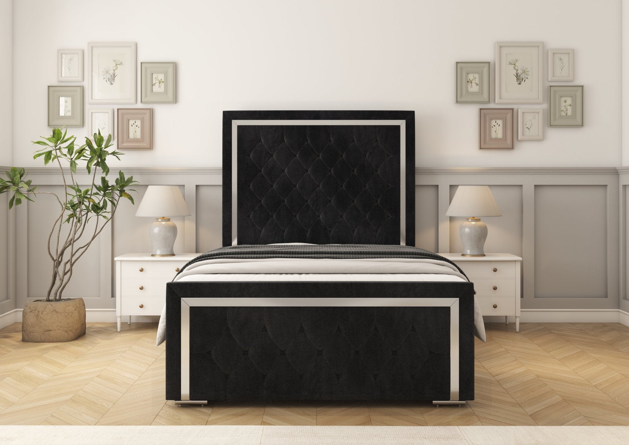 Sofia Chrome Bed frame