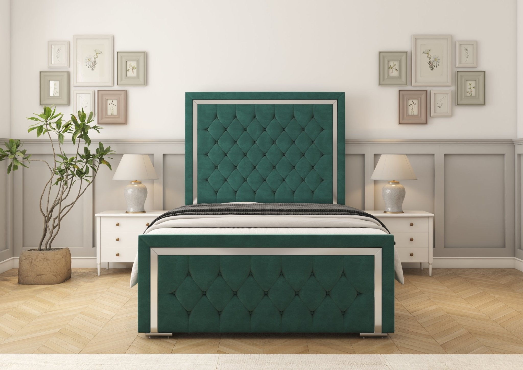 Sofia Chrome Bed frame